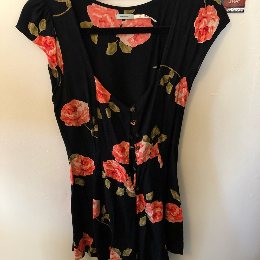 Urban outfitters floral romper